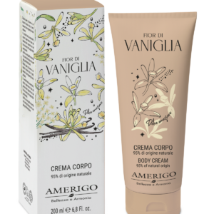 Crema corpo Fior di Vaniglia Amerigo 200ml arricchita con Estratto di Vaniglia