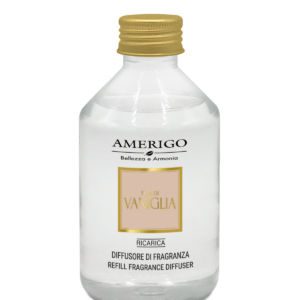 Ricarica per diffusore di fragranza Fior di Vaniglia 250ml Amerigo + bastoncini