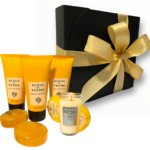 Kit Acqua di Parma Crema Gel doccia Shampoo 4 saponette candela profumata
