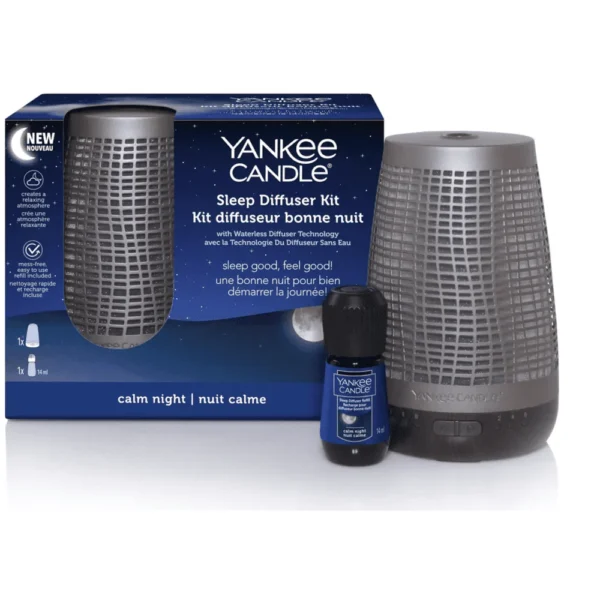 Yankee Candle Sleep Diffuser Kit Idea regalo Natale Diffusore di fragranza