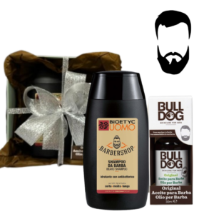 Kit cura barba Barbershop Shampoo da barba 120ml e Olio per Barba 30ml