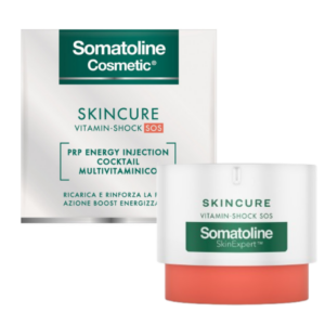 Somatoline Cosmetic Skincure Vitamin Shock SOS Crema viso con dosatore 50ml