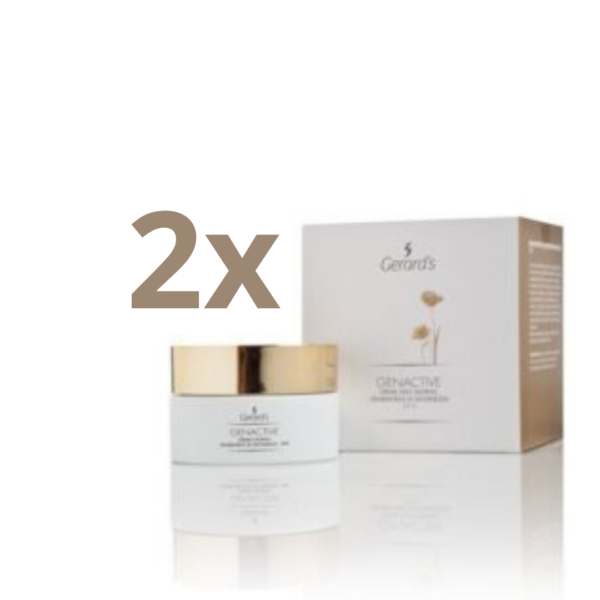 Gerard’s Genactive Crema Viso Giorno generatrice di giovinezza SPF 8 50ml Offerta 2 pezzi
