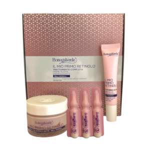 Bottega Verde Kit Il mio primo Retinolo per pelli normani crema contorno occhi e 3 fiale