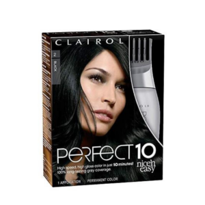 Clairol perfect 10 Tinta permanente capelli donna in soli 10 minuti 2 Black Nero