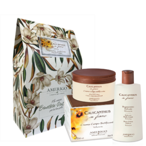 Kit Calycanthus in fiore Amerigo Bagnocrema 200ml Crema corpo 250ml