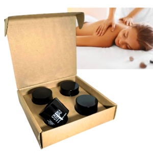Kit 4 Crema corpo Neutra adatta per i massaggi corpo 15ml Naturklèb Baldan