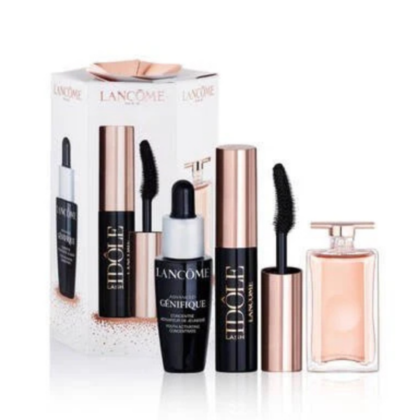 Lancòme Kit viaggio Profumo Idòle 5ml Mascara Volume 2,5ml Siero Viso 10ml