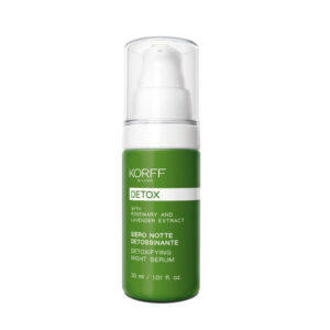 Korff Detox Siero Viso Notte Detossinante Con Rosmarino Ed Estratto Di Lavanda 30ml