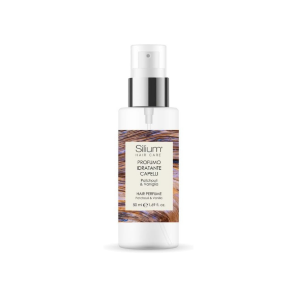 Silium Profumo per capelli idratante e rinforzante Patchouli e Vaniglia 50 ml