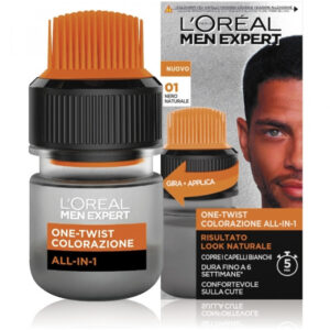 L'Oreal Men Expert Colorazione Uomo One-Twist All-in-1 01 Nero Naturale