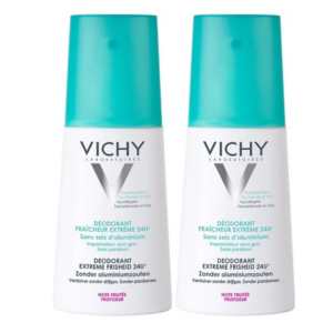 Vichy Deodorante Freschezza estrema 24H Senza sali d'alluminio 100ml 2 pezzi
