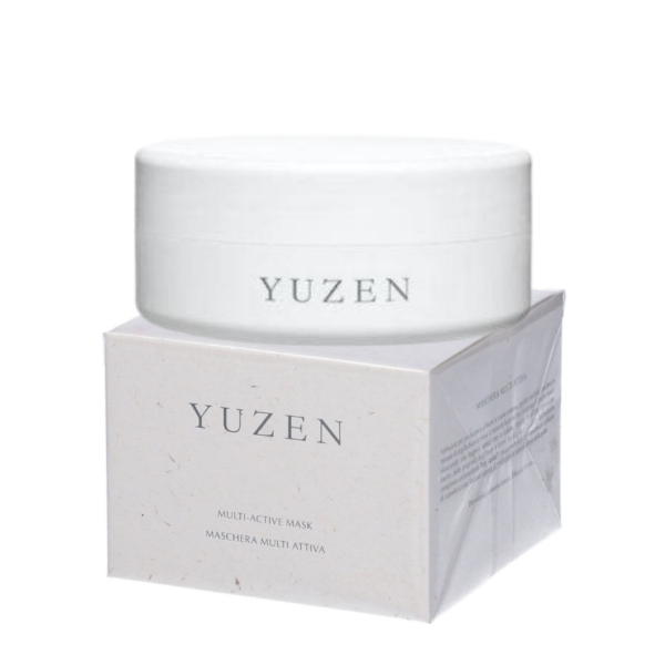 Yuzen Maschera Multi Attiva Viso 100 ml mousse di argilla bianca