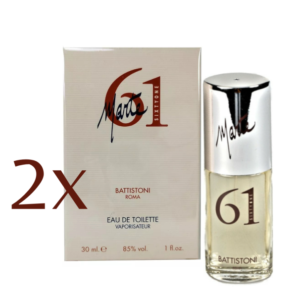 Battistoni Marte 61 Eau de Toilette 30ml offerta 2 pezzi
