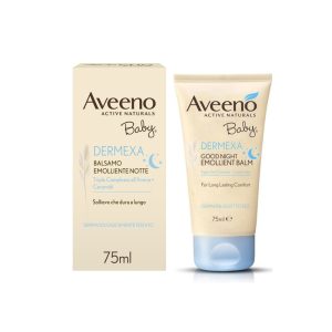 Aveeno Baby Dermexa Balsamo Emolliente Notte Pelle Secca Con Avena Ceramidi 75ml