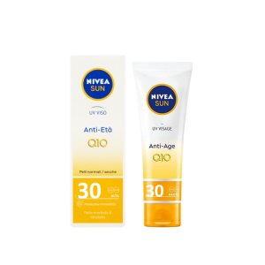 Nivea Sun Q10 Crema Viso solare Anti-Rughe Anti-Macchie Spf 30 50 ml