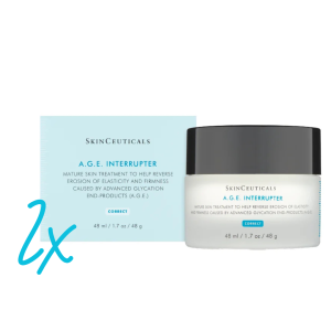 SkinCeuticals A. G. E. Interrupter 48ml crema viso anti-età pelle normale secca Offerta speciale 2 pezzi