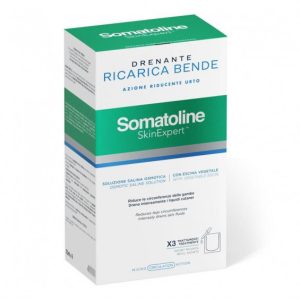 Somatoline Skin Expert Drenante Ricarica Bende Azione Riducente Urto 3 trattamenti ( 6 sacchetti)