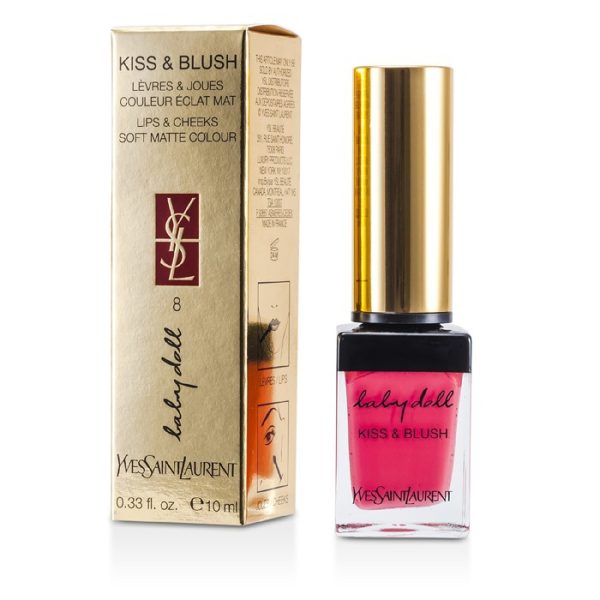 Yves Saint Laurent Baby Doll Kiss & Blush lips and cheeks 8 pink hèdoniste