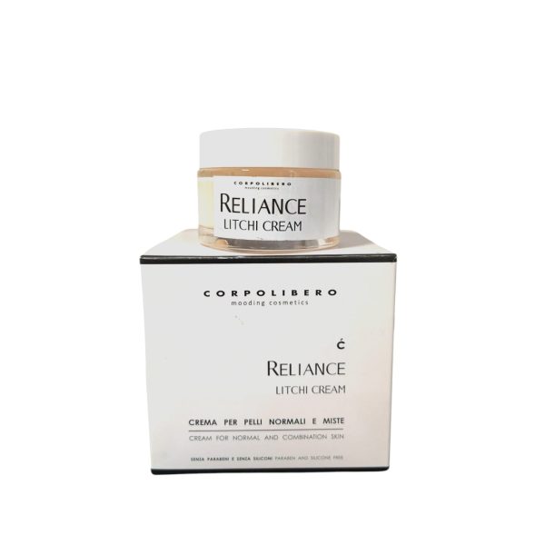 Corpolibero Reliance Litchi Cream Crema viso 50ml pelli normali e miste