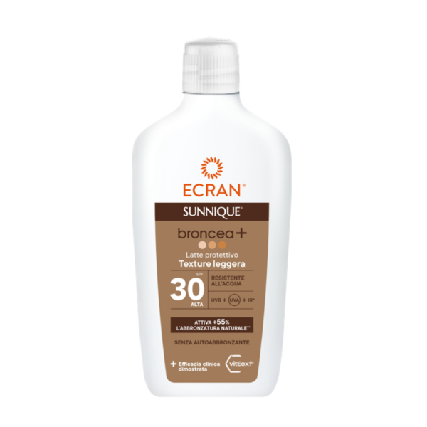 Ecran Sunnique Latte Protettivo texture leggera Spf 30 370ml water resistent