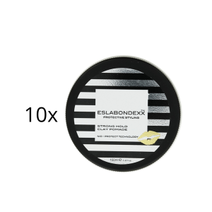 Cera capelli Eslabondexx Protective Styling Strong Hold Clay Pomade 100 ml Offerta 10 pezzi