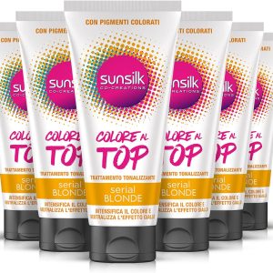 Sunsilk Trattamento Tonalizzante Anti giallo Serial Blonde 180ml 6 pezzi