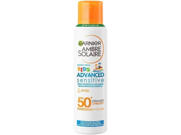 Garnier Ambre Solaire Advanced Sensitive Kids Spray aereosol spf50+ 150ml