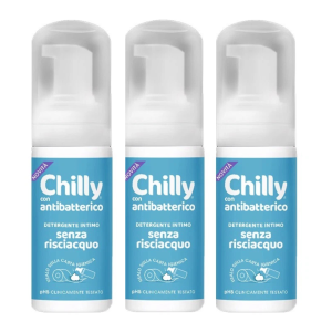 Chilly Detergente Intimo senza risciacquo 100 ml 3 pezzi