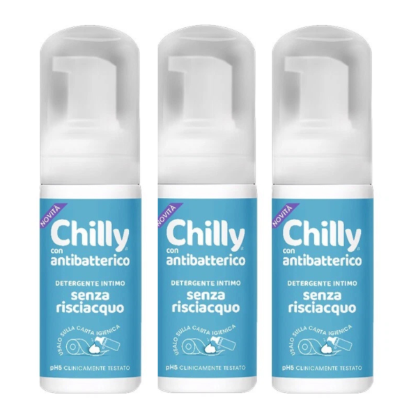 Chilly Detergente Intimo senza risciacquo 100 ml 3 pezzi