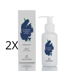 Animanera Curgen Detergente Intimo Maschile rinfrescante 100ml 2 pezzi