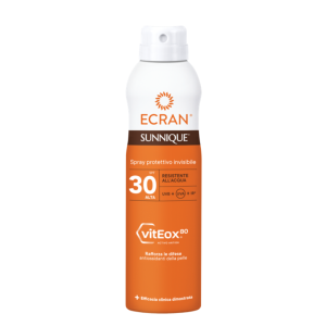 Ecran Sunnique Spray Protettivo invisibile Spf 30 resistente all'acqua 250ml
