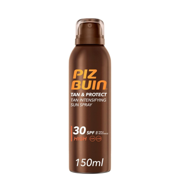 PizBuin Tan & Protect Spray Solare Intensificatore dell'Abbronzatura SPF30 150ml