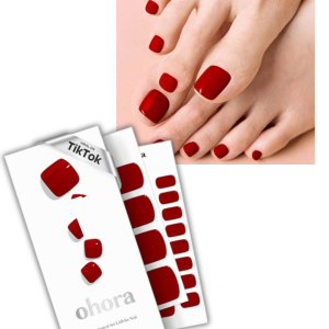 Ohora Strisce per pedicure in gel semi-indurito 30 pezzi