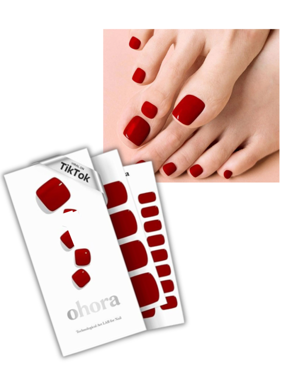 Ohora Strisce per pedicure in gel semi-indurito 30 pezzi