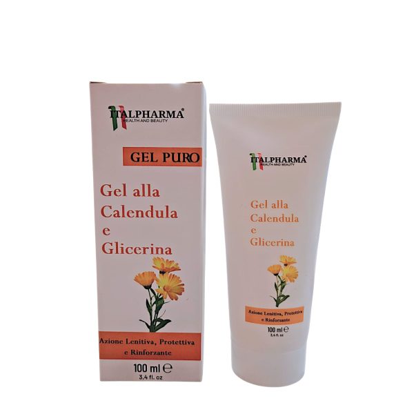 Italpharma Gel Puro Gel alla Calendula e Glicerina 100ml lenitivo protettivo