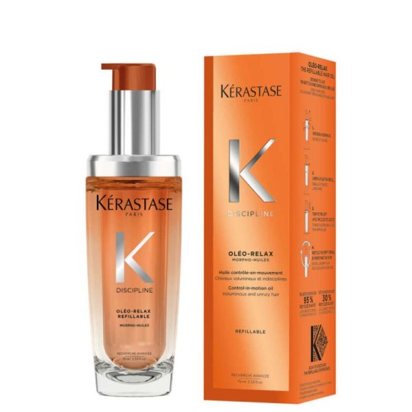Kérastase Discipline Huile Oléo Relax 75 ml Refillable Olio anti crespo capelli