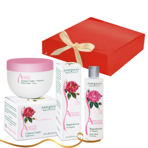 Kit Amerigo Armonia Rosa Crema corpo 300ml e Bagnodoccia 250ml