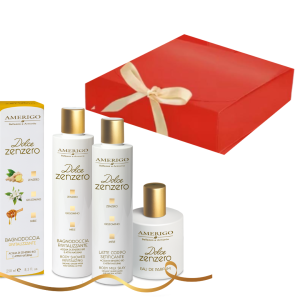 Kit Donna Amerigo Dolce Zenzero Profumo Edp 50ml Latte corpo 200ml e bagnodoccia 250ml