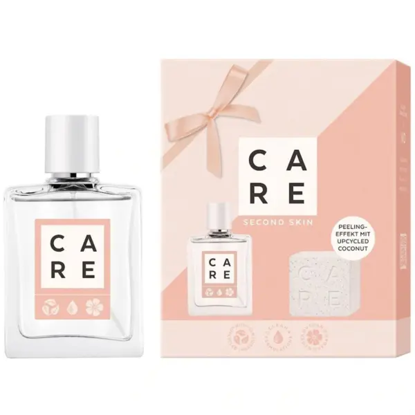 Kit regalo Care Second skin Profumo Edp 50ml e saponetta corpo scrub 60g