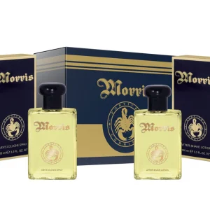 Morris Cologne Cofanetto Eau de Toilette 100ml Dopo barba 100ml Kit uomo