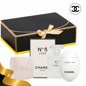 Chanel N°5 L'Eau Eau de Toilette 35ml + Crema mani 50ml + saponetta Cofanetto