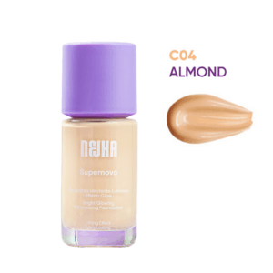 Nejha Supernova Fondotinta Glow 30ml Colore 04 Almond