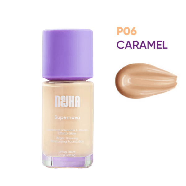 Nejha Supernova Fondotinta Glow 30ml Colore 06 Caramel
