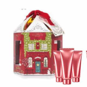 Bath & Body Gift Set Amber Pomegranate Crema corpo + Gel doccia e crema mani
