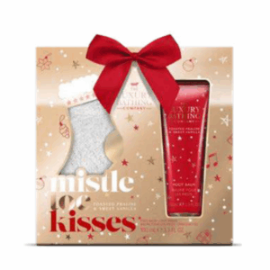 Kit Natale Mistietoe Kisses Crema piedi 100ml + Morbidi calzini in spugna