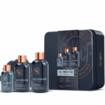Kit Regalo Uomo Bagnodoccia e Detergente barba e capelli spugna esfogliante
