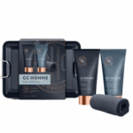 Kit Uomo Detergente Barba Bagnoschiuma Asciugamano Idea regalo Natale