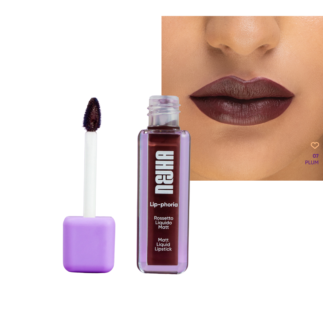 Nejha Lip phoria Rossetto liquido matt 07 Plum
