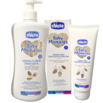 Chicco Baby Moments Kit Crema Corpo idratante 500ml + Crema viso lenitiva 100ml